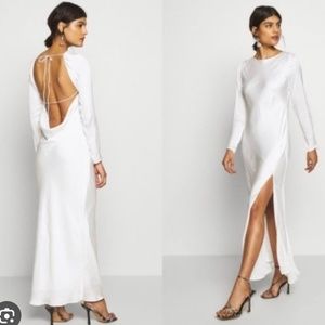 Bardot River bias dress